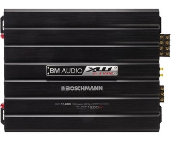 Автомобільний підсилювач звуку Boschman BM Audio XW-F4399 1700W 4-х канальний (LO) Black 2853 фото