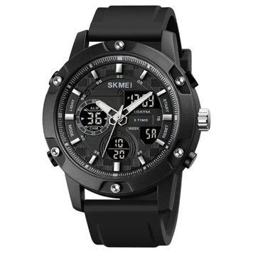 Часы наручные 1757 SKMEI,(OO) Black-Black 3209 фото