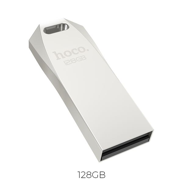 Флешка HOCO USB Flash Disk Intelligent High-Speed ​​Flash Drive UD4 128GB (UPD) Silver 2944 фото