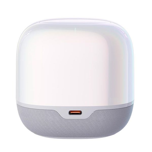 Портативная колонка Baseus Aequr V2 Wireless Speaker Moon BT5.0, 3EQ, 30h, TWS (UPD) White 2241 фото