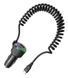 Адаптер автомобільний Hoco Avant-garde Car charger NZ17A (Type-C cable) |1USB/Type-C, 50W/3A, PD/QC| (UPD) Black 5635 фото 2