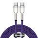 Кабель Baseus Display 2 Fast Charging Type-C to Type-C 100W 1m (ММ) Purple 5891 фото 1