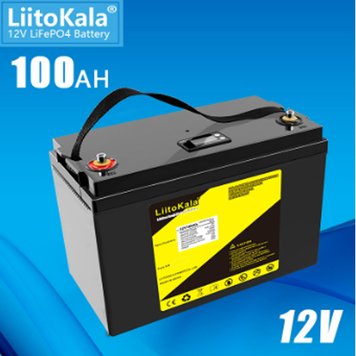 Акумулятор LiitoKala LiFePO4 12V100Ah+LCD (Size: 330*170*220mm) (DS) 3255 фото