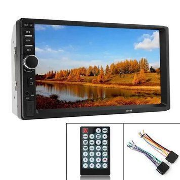 Автомагнітола 2DIN 7018B (LO) Black 2505 фото