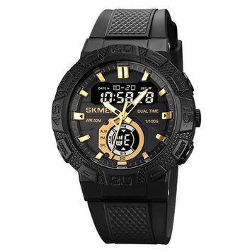 Часы наручные 1881GDBK SKMEI,(LUX) GOLD-BLACK 2822 фото