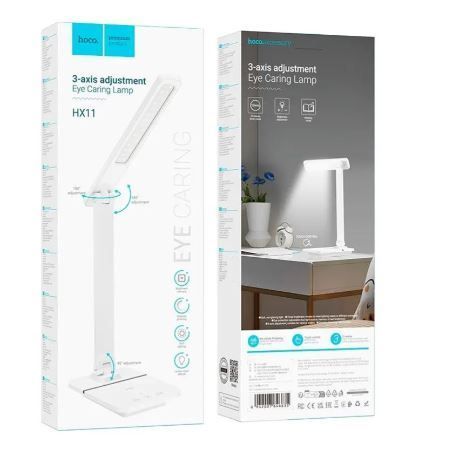 Лампа Hoco Foldable table lamp HX11 |5W, 3000-4500-6000k| (UPD) White 5637 фото