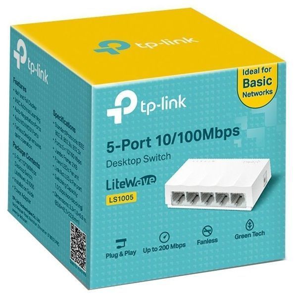 Комутатор TP-Link LS1005 (DS) White 6992 фото