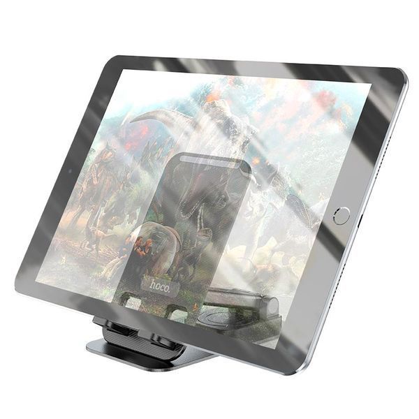 Держатель HOCO Ivey folding rotatable desktop holder PH50 |4.7-7"|(UPD) Black 7441 фото
