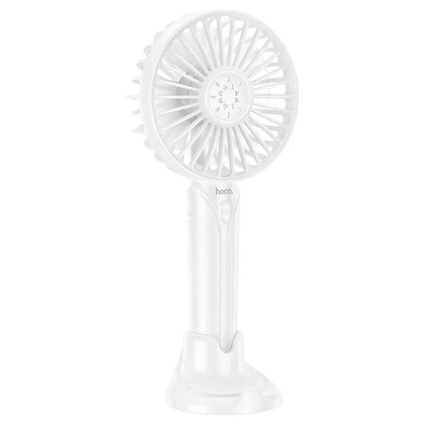 Вентилятор акумуляторний HOCO DF07 portable handheld folding fan (MV) White 5942 фото