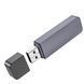 Кардрідер HOCO Spirit 2-in-1 USB 2.0 Card reader HB45 |480Mbps, 2TB Max| (UPD) Gray 4082 фото 3