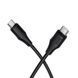 Кабель HOCO Type-C для Type-C Bien 60W silicone charging data cable X124 |1m, 60W| (UPD) Black 7243 фото 1