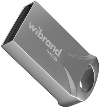 Flash Wibrand USB 2.0 Hawk 64Gb (KT) Silver 6744 фото