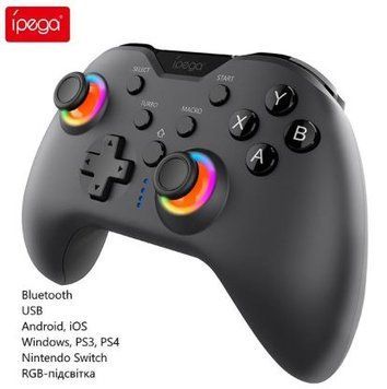 Ігровий контролер IPega Wireless game controller PG-9111B |Android/iOS(MFI), PS3, PS4, Nintendo Switch, W (UPD) Black 5589 фото