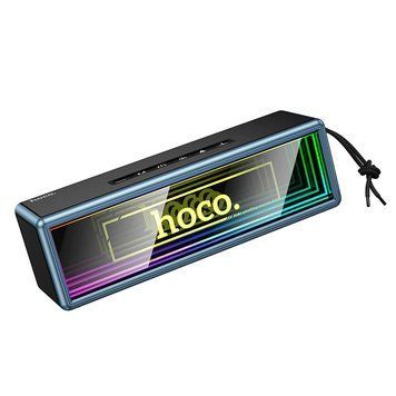 Портативна колонка HOCO Luz sports BT speaker HC40 IPX4 |BT6.0, AUX/USB/TF/FM, TWS, 10Wx2, 5h| (UPD) black 7344 фото