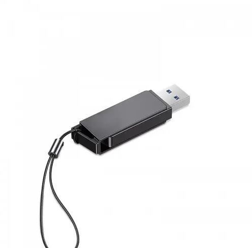 Флешка USAMS USB3.0 Rotatable High Speed Flash Drive 64GB US-ZB196 (UPD) (black) 7543 фото
