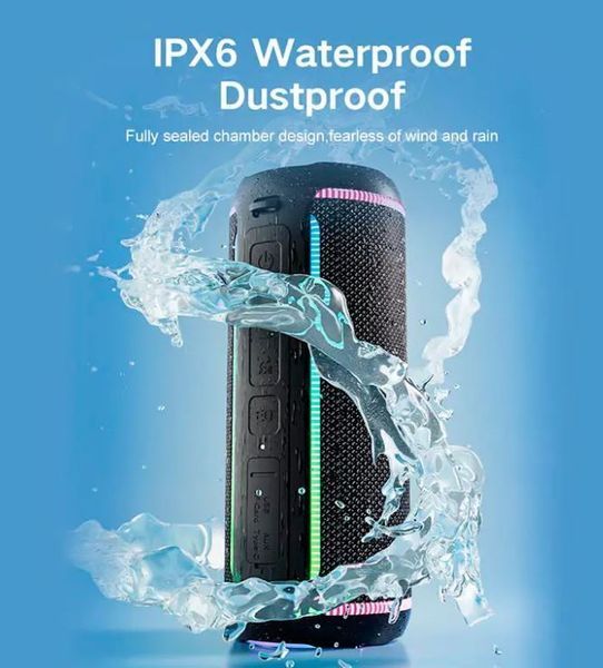 Портативна колонка Xdobo Dignity 2024 IPX6 |BT5.3, TWS, TF/AUX/USB, 50W, 12h| (UPD) Black 4084 фото