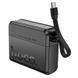 Портативна батарея HOCO Excellent PD power bank with two-way cable 10000mAh Q38 |2Type-C/1Lightning, 20W/3A, PD/QC| (UPD) Black 7144 фото 1