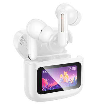 Безпроводные наушники HOCO Cool color true wireless BT headset with touch screen EQ14 |BT5.4, 40/500mAh, 7h| (UPD) White 5895 фото