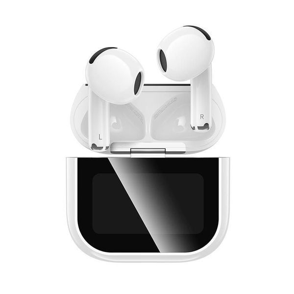 Бездротові навушники HOCO EW72 Soar true wireless ANC NoiseReduction/TouchScreen/5.4 (ЕКРАН)(MM) White 7245 фото