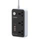 Подовжувач мережевий LDNIO SC3412 POWER Socket |2500W, 2M, 3Sockets, 3USB/1Type-C, QC/PD, 3A/38W| (UP) Black 1951 фото 1