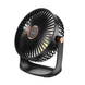 Вентилятор HOCO Cool desktop fan with light DF12 |5 speed, Abbient Light, 10h| (UPD) Black 6245 фото 1
