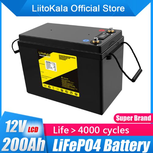 Акумулятор LiitoKala LiFePO4 12V200Ah+LCD (DS) 3259 фото