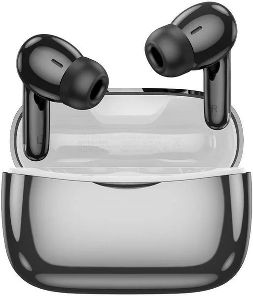 Беспроводные наушники HOCO EQ16 Shine true wireless ANC+ENC Noise Reduction BT headset (KT) Black 6346 фото