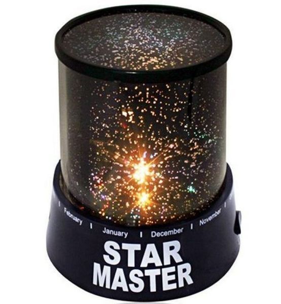 Нічна лампа(нічник) Зоряне Небо Star Master (LO) Black 3936 фото