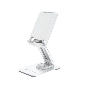 Тримач для мобільного HOCO PH48 Fun dual axis 360 rotating tablet desktop holder (KT) White 1609 фото