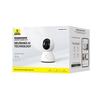 Камера видеонаблюдения Baseus Security P1 Indoor Camera 3K|8x Zoom, 4 MP, 3K (UPD) White 6197 фото