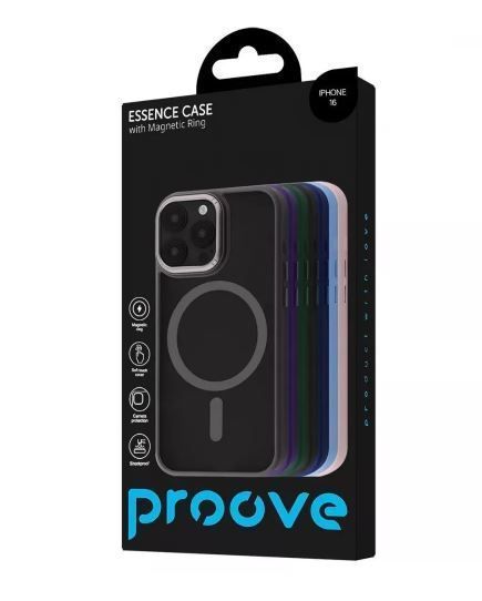 Чохол Proove Essence Case with Magnetic Ring iPhone 16 (EN) Pink Sand 3587 фото
