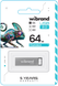 Флешка Wibrand USB 2.0 Chameleon 64Gb(T) Silver 6747 фото 2