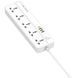 Подовжувач мережевий LDNIO SC5415 |PD20W/QC18W, 3USB/1Type-C, 5Sockets, 2 М| (UP) White 1949 фото 1
