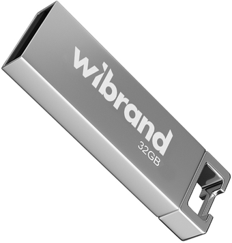 Флешка Wibrand USB 2.0 Chameleon 32Gb (T) Silver 6748 фото