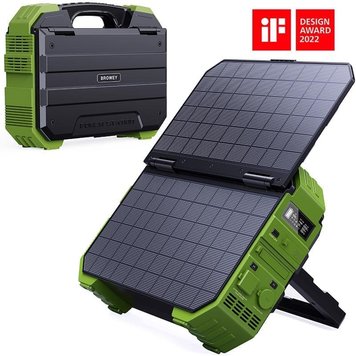 Портативная электростанция Browey Solar Panel 22w PN-600 EU Version | (UPD) Green 1967 фото