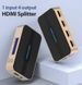 Активний сплітер Vention 1 In 2 Out HDMI Splitter 4K 30Hz Gold Aluminum Alloy Type EU Standard (ACBG0-EU) (KT) 5243 фото 3