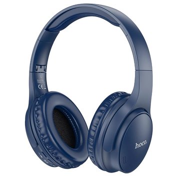 Беспроводные наушники Hoco W40 Mighty Bluetooth (большие) (EN) Blue 2022 фото