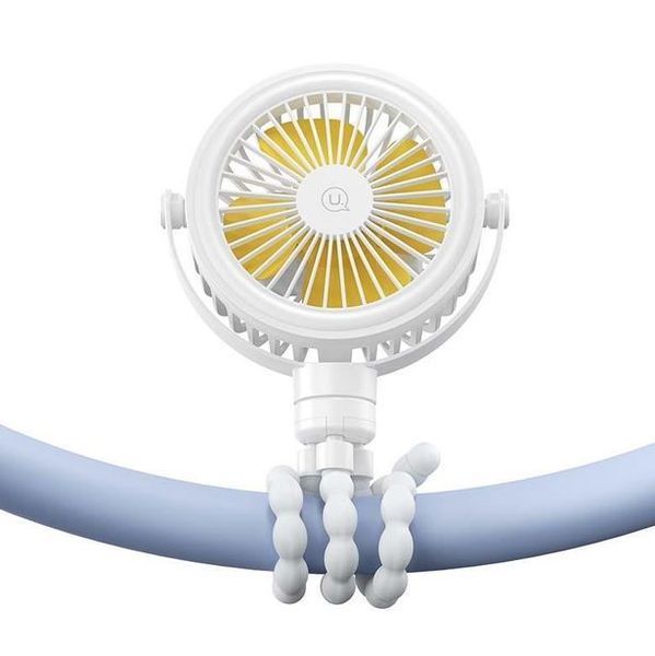 Вентилятор USAMS Baby Stroller Fan ZB289 |3 Level| (UPD) White 3144 фото