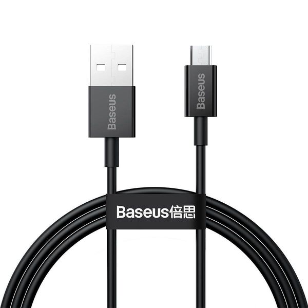 Кабель Baseus Superior Series Fast Charging Micro USB 2A (1m) (UPD) black 1221 фото