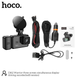 Видеорегистратор HOCO DI62 Warrior three-screen simultaneous display driving recorder (wifi version) |720p front/480p rear/480p inner| (UPD) Black 6300 фото 2