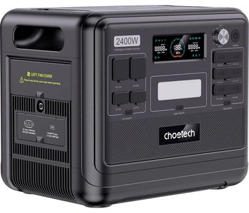 Портативна зарядна станція Choetech 2400W (EN) 3344 фото