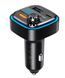 ФМ-модулятор XO BCC08 MP3 5V/3.1A Car Charger with Ambient Light (MM) Black 3841 фото 1