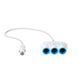 Адаптер автомобильный HOCO dual USB triple cigarette lighter |3 Sockets/2USB, 3.1-12A, 15.5W| (UPD) White 7151 фото 1