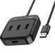 Hub адаптер Hoco Easy 4-in-1 converter HB31 (USB to USB2. 0*4)(L=0.2 M)(UPD) Black 5546 фото 3