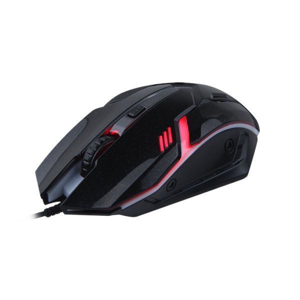 Дротова комп'ютерна миша ігрова MEETION Backlit Gaming Mouse RGB MT-M371 (UPD) Black 7002 фото