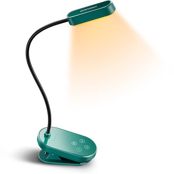 Лампа Glocusent Mini clip-on Book light |1600/3000/5000K, 80h| (UPD) Green 2017 фото