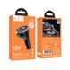 АЗП HOCO Correct cigarette lighter car charger Z61A |2Type-C/1USB/1DC, 60W, PD/QC| (UPD) Black 7153 фото 3