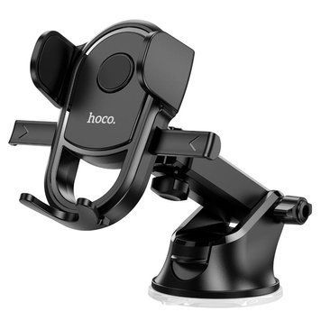Тримач в машину HOCO Integrity one-key Car holder (center console) H5 |4.5-7"| (UPD) Black 1780 фото