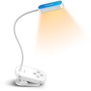 Лампа Glocusent Mini clip-on Book light |1600/3000/5000K, 80h| (UPD) White 2016 фото