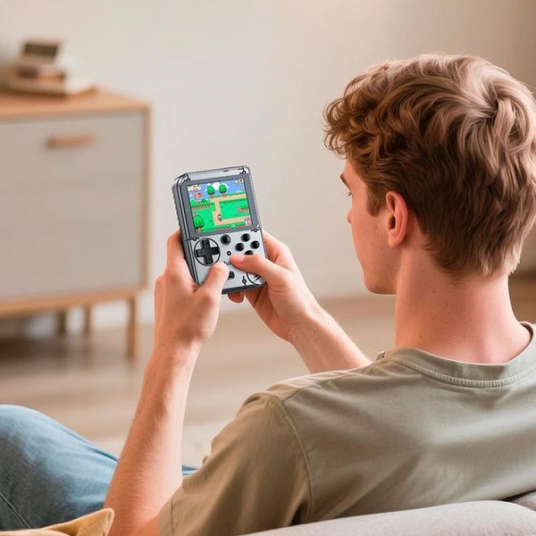 Портативна консоль HOCO Brilliant vertical screen handheld game console GA40 |400 Games| (UPD) 7453 фото